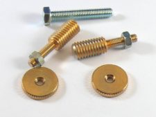 #3047-3 BSWKIT™ Aged Gold, “Pro” conversion posts for Gibson® with Nashville and Heritage® with Schaller bridges