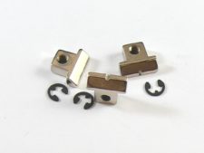 #3090 Pre-Notched Saddles Gloss Nickel Plated Brass