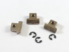 #3091 Pre-Notched Saddles Aged Nickel Plated Brass