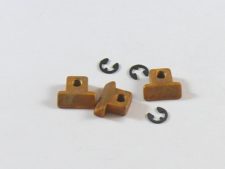 #3123 No Notch Saddles, Aged Natural Brass