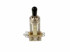 Switchcraft 3 Way Toggle, Long (Les Pauls), Nickel
