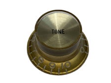 Vintage Style Foil Top Knob, Gold Tone w/Gold Foil